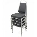 Ver imagem 1 de Kit com 4 Cadeiras Empilháveis Hotel Plus Cinza