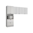 Ver imagem 1 de Cozinha Modulada Henn Americana 3 Peças (2 Armários + 1 Paneleiro) Cpt08 Branco