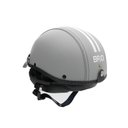 Ver imagem 2 de Capacete Coquinho Scooter Moto Elétrica Bike Couro Cinza
