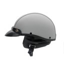 Ver imagem 3 de Capacete Coquinho Scooter Moto Elétrica Bike Couro Cinza