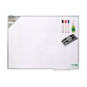 Ver imagem 1 de Conj Quadro Branco Standard 70x50 cm R5602 com Moldura de Alumínio Pop + 3 Marcadores + Apagador + L