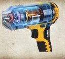 Ver imagem 2 de Tesoura Alicate Aviação Chapa Metal Elétrica 2 Baterias Amarelo