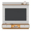 Ver imagem 1 de Painel para Tv Home Suspenso Bali 1.6 Off White Matte Freijó – Colibri