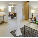 Ver mais imagens de Vaso Planta Pilar Suporte Torre 140x30 Trapézio Polietileno BGPLASTICOS V21 BRANCO 006