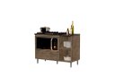 Ver imagem 1 de Balcão Armário para Cooktop Co com Espaço para Forno Cor Canela