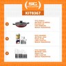 KIT - Panela Wok Alumínio 28Cm + 1 Faqueiro 30pç + 1 Conjunto Facas 9pç - Tramontina - 2