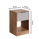 Ver imagem 3 de Mesa de Cabeceira Gaveta e Nicho Aberto Exportação
