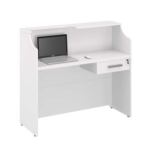 Balcao Caixa 1.0 Spoon Branco