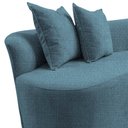 Ver imagem 7 de Namoradeira Sofá Feijão Hana Orgânica Linho Azul