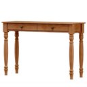 Ver imagem 1 de Aparador Madeira Maciça 2 Gavetas 120 Cm 8933 Freijo Milani Store Freijo