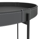 Ver imagem 3 de Mesa de Centro Decorativo Sala de Estar Industrial Sintético Preto P06 Aura - Lyam Lyam Decor