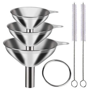 Conjunto de Funis de Cozinha em Aço Inoxidável 5 Peças