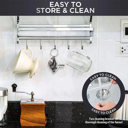 Conjunto de Funis de Cozinha em Aço Inoxidável 5 Peças - 3