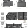 Sofá Modular Ceará 5 Lugares 250cm Retrátil e Reclinável - 3