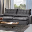 Ver imagem 1 de Sofá Modular Ceará 5 Lugares 250cm Retrátil e Reclinável Yescasa Cinza