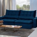 Ver imagem 1 de Sofá Modular Ceará 5 Lugares 250cm Retrátil e Reclinável Yescasa Azul