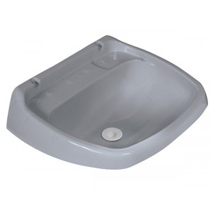 Lavatorio Pvc Grande Metasul Cinza Claro