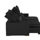 Ver imagem 6 de Sofá Modular Ceará 5 Lugares 250cm Retrátil e Reclinável Yescasa Preto