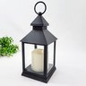 Lanterna Marroquina Preta Vela Led Luminária Lampião Decora - 10