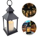 Ver imagem 1 de Lanterna Marroquina Preta Vela Led Luminária Lampião Decora