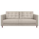 Ver imagem 3 de Sofá Living Viena 2 Lugares 140cm para Sala Recepção Consultório Linho - Sofa Store:linho Bege Claro