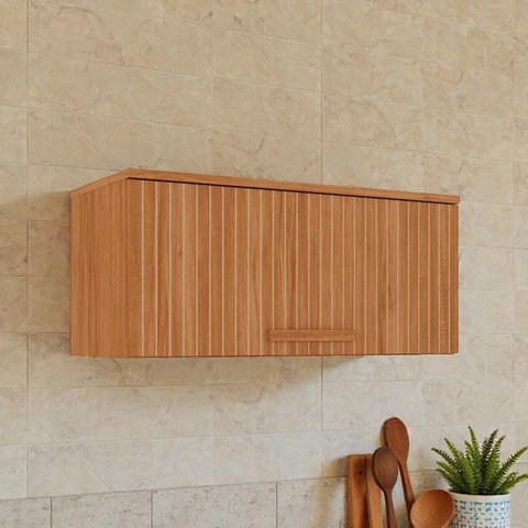 Armário de Cozinha para Geladeira 1 Porta Horizontal 70cm Itafriz Itatiaia Marrom/Cinamomo
