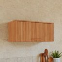 Ver imagem 1 de Armário de Cozinha para Geladeira 1 Porta Horizontal 70cm Itafriz Itatiaia Marrom/Cinamomo