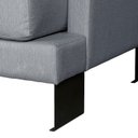 Ver imagem 5 de Sofá São Luiz Living 4 Lugares 220cm Linho Yescasa Cinza