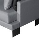 Ver mais imagens de Sofá São Luiz Living 4 Lugares 220cm Linho Yescasa Cinza
