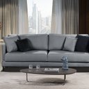 Ver imagem 1 de Sofá São Luiz Living 4 Lugares 220cm Linho Yescasa Cinza