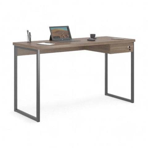 Mesa Home Office Escrivaninha Industriale 1,00 Affara com Gaveteiro