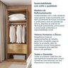 Guarda-roupa Modular 80cm com Portas e Prateleiras Jade CabeCasa MadeiraOriginals - 9