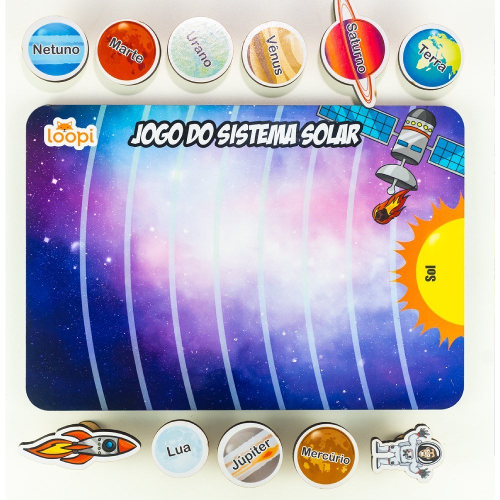 Jogo Do Sistema Solar - T0016 - Loopi Toys | MadeiraMadeira