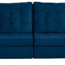Ver imagem 2 de Sofá Curitiba Modular 3 Lugares 230cm Retrátil Reclinável Yescasa Azul