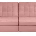 Ver imagem 5 de Sofá Curitiba Modular 3 Lugares 230cm Retrátil Reclinável Yescasa Rosa Rose