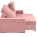 Ver mais imagens de Sofá Curitiba Modular 3 Lugares 230cm Retrátil Reclinável Yescasa Rosa Rose
