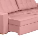 Ver imagem 7 de Sofá Curitiba Modular 3 Lugares 230cm Retrátil Reclinável Yescasa Rosa Rose