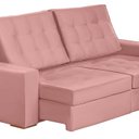 Ver imagem 6 de Sofá Curitiba Modular 3 Lugares 230cm Retrátil Reclinável Yescasa Rosa Rose