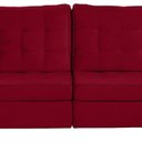 Ver imagem 2 de Sofá Curitiba Modular 3 Lugares 2.30 Mt Retrátil Reclinável Yescasa Vermelho
