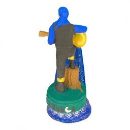 Incensário Régua Cigano em Resina 23 Cm - Selecione a Cor:azul Escuro - 5