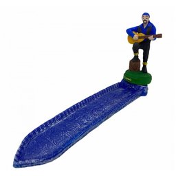 Incensário Régua Cigano em Resina 23 Cm - Selecione a Cor:azul Escuro - 1