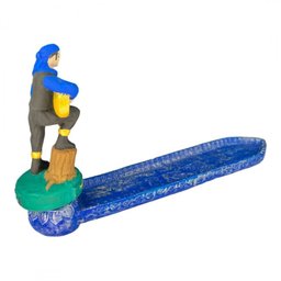 Incensário Régua Cigano em Resina 23 Cm - Selecione a Cor:azul Escuro - 4
