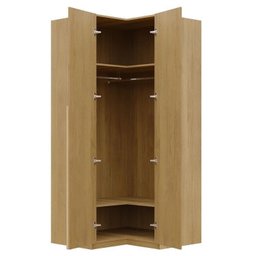 Guarda-roupa Modulado de Canto 2 Portas Jade Cabecasa Madeiramadeira - 3