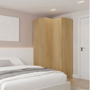 Guarda-roupa Modulado de Canto 2 Portas Jade Cabecasa Madeiramadeira