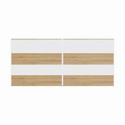Balcões para Atendimento Recepção Escritório 180 Cm F5 Cor:macadâmia com Branco - 5