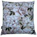 Ver imagem 4 de Kit 4 Capas de Almofada Impermeável Estampa Digital 100% Algodão Flor Branca Verde Riscado 43CMX43CM