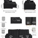 Ver imagem 3 de Sofá Curitiba Modular 5 Lugares 2.50 MT Retrátil e Reclinável