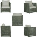 Ver imagem 5 de Mesa e 2 Poltronas Madri Corda Náutica Estofado 3 Trama Verde