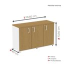 Ver imagem 4 de Armário para Escritório 3 Portas Credenza