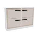 Ver imagem 2 de Sapateira Valência 4 Portas Creme/branco - Politono